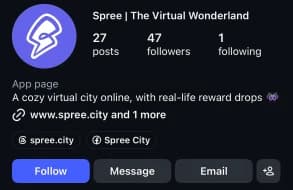 Spree City Instagram profile