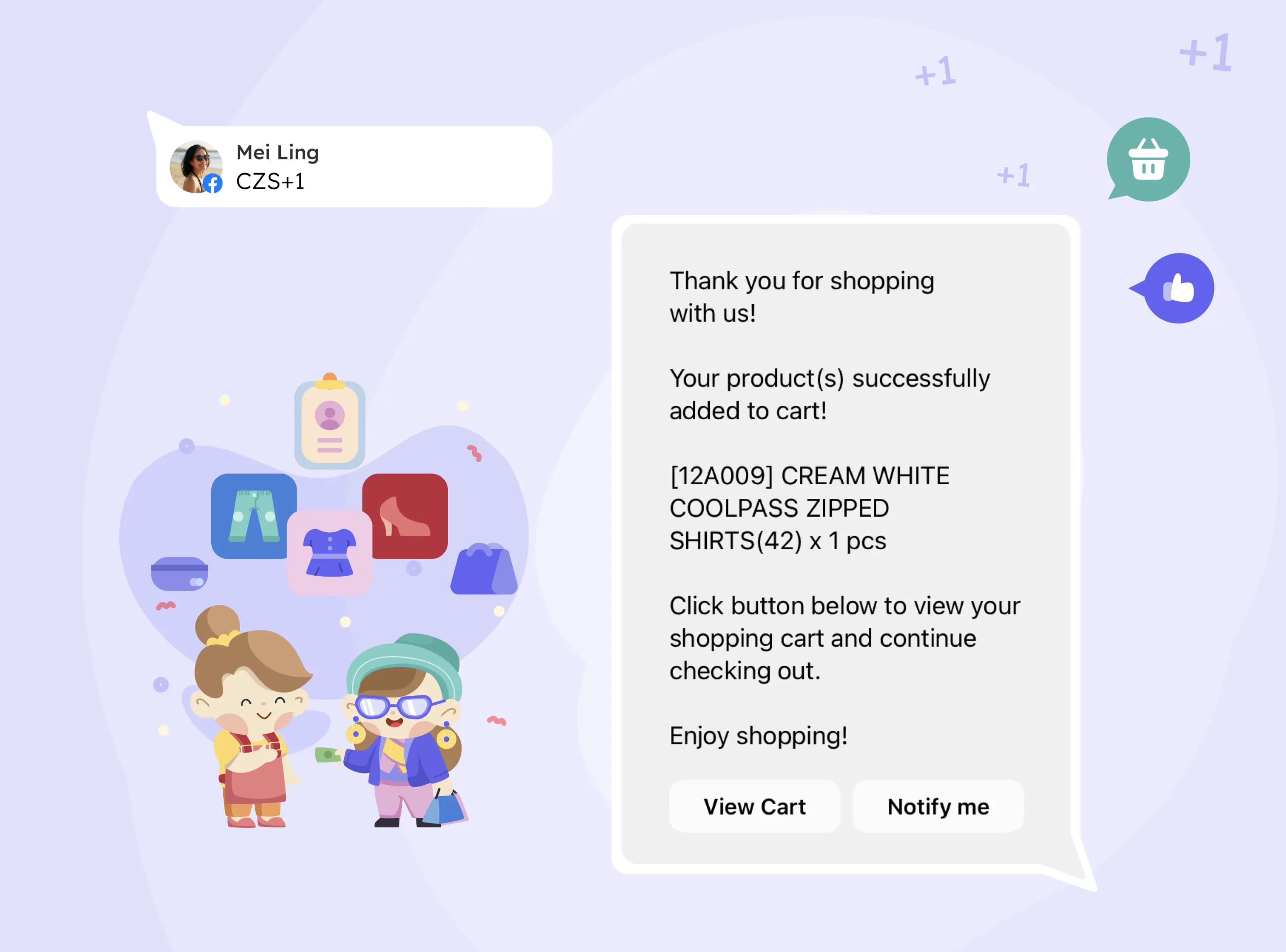 Seamless chat-to-checkout